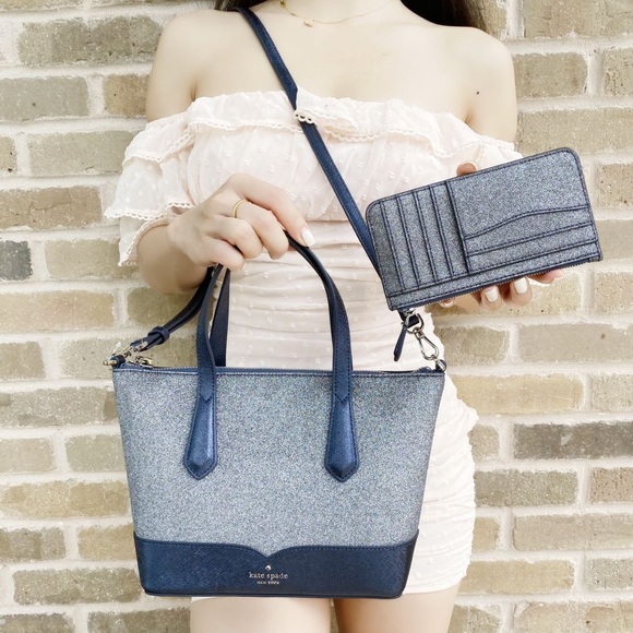 kate spade Handbags - BUNDLE💞Kate Spade Glitter Satchel & Wallet